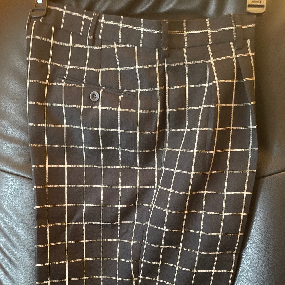 Bazzi Men's Checkered Slacks